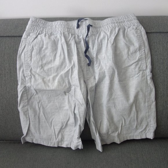 H&M L.O.G.G. Label of Graded Goods Gray with Blue  100% Cotton Size M Shorts - Picture 1 of 15
